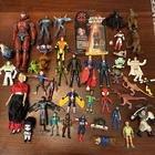 Vintage To Modern Action Figure Lot (40+) Star Wars, Pee Wee PH, Disney, Marvel