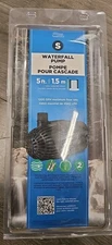 TotalPond 1200 GPH Waterfall Pump, Black  5 FT 1200 GPH - NEW SEALED 52325