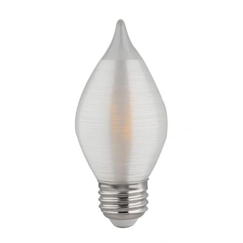 Satco S22713 Medium Light Bulb in White Finish, Spun - Picture 2 of 4