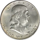 1948-P Franklin Half Dollar PCGS MS64 FBL Superb Eye Appeal Strong Strike