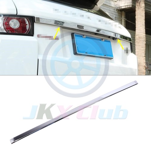 For Range Rover Evoque 2012-2017 Silver ABS Chromed Rear Trunk Cover Trim 1Pc - Picture 2 of 5