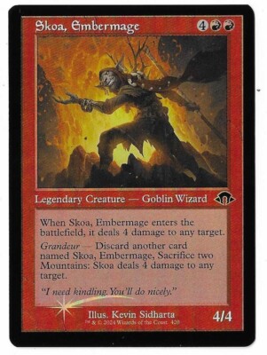 MTG Skoa, Embermage Retro Frame FOIL Modern Horizons 3 (MH3