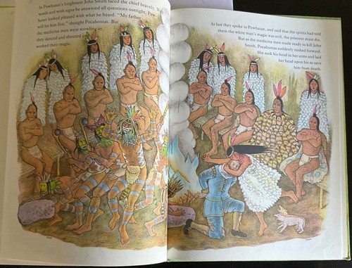 Pocahontas. Von Ingri & Edgar Parin d'Aulaire HB. 1946. Hardcover. Kein DJ. - Bild 5 von 10