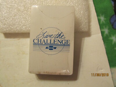 Sealed Deck of Chevrolet Live the Challenge Playing Cards
