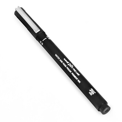Stylos Dessin Uni-Ball PIN 0,7 Mm - Lot De 3 Marqueurs Pointe Fine Encre Noire Résistante
