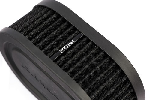 Pleated Carburettor Air Filter Baseplate to fit Weber 32/34 DMTL DMTR DATR 65mm - Picture 3 of 5