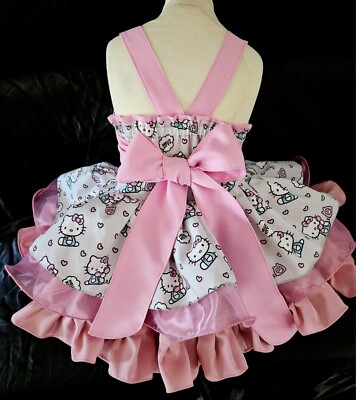 hello kitty birthday party dress Hello Kitty Little Girls' Glitter Ruffle Knit Tulle Dress Hello Kitty Pink  6 : Target