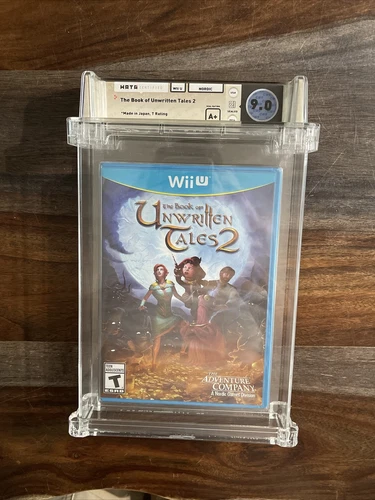 The Book of Unwritten Tales 2 Nintendo Wii U, New Sealed GRADED WATA 9.0 A+