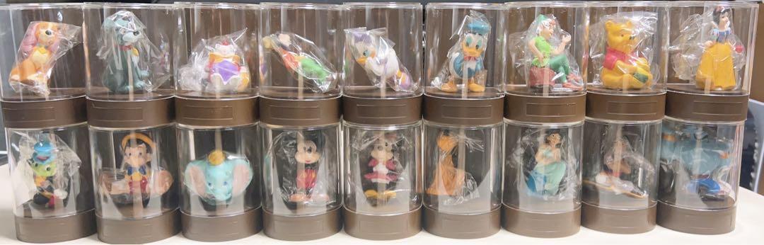 Disney Character Figures Set of 18 Tokyo Mitsubishi Bank