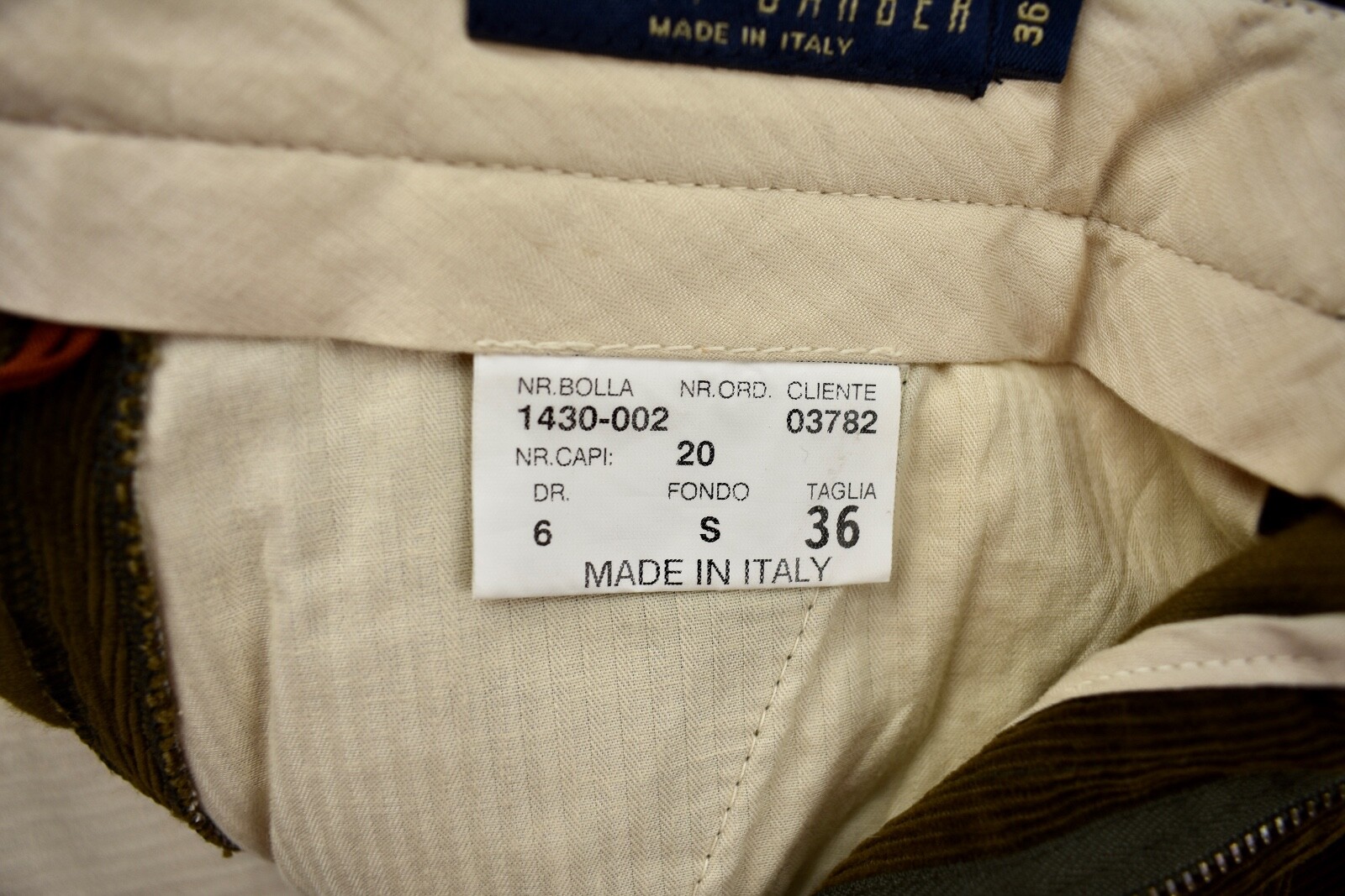 Scott Barber Solid Brown 100% Cotton Corduroy Fla… - image 7