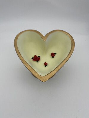 Heart Shaped Pedalstal Dezine Art Deco Bowl