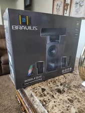 Bravius Audio ZZ-R1 Home Theater System Surround sound and Bluetooth - NEW