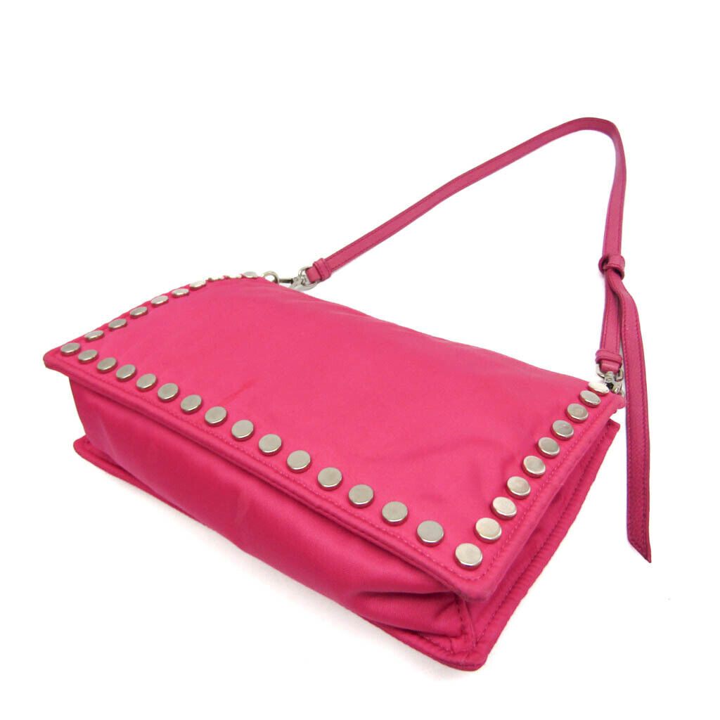 Prada 1NE006 Women's Tessuto,Leather Pouch,Shoulder Bag Astrale,Fuxia BF573057 Prada 1NE006 Women's Tessuto,Leather Pouch,Shoulder Bag Astrale,Fuxia BF573057