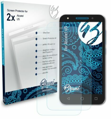 2x Pellicola per Alcatel A7 XL Protettiva Protezione Schermo Antiriflesso dipos