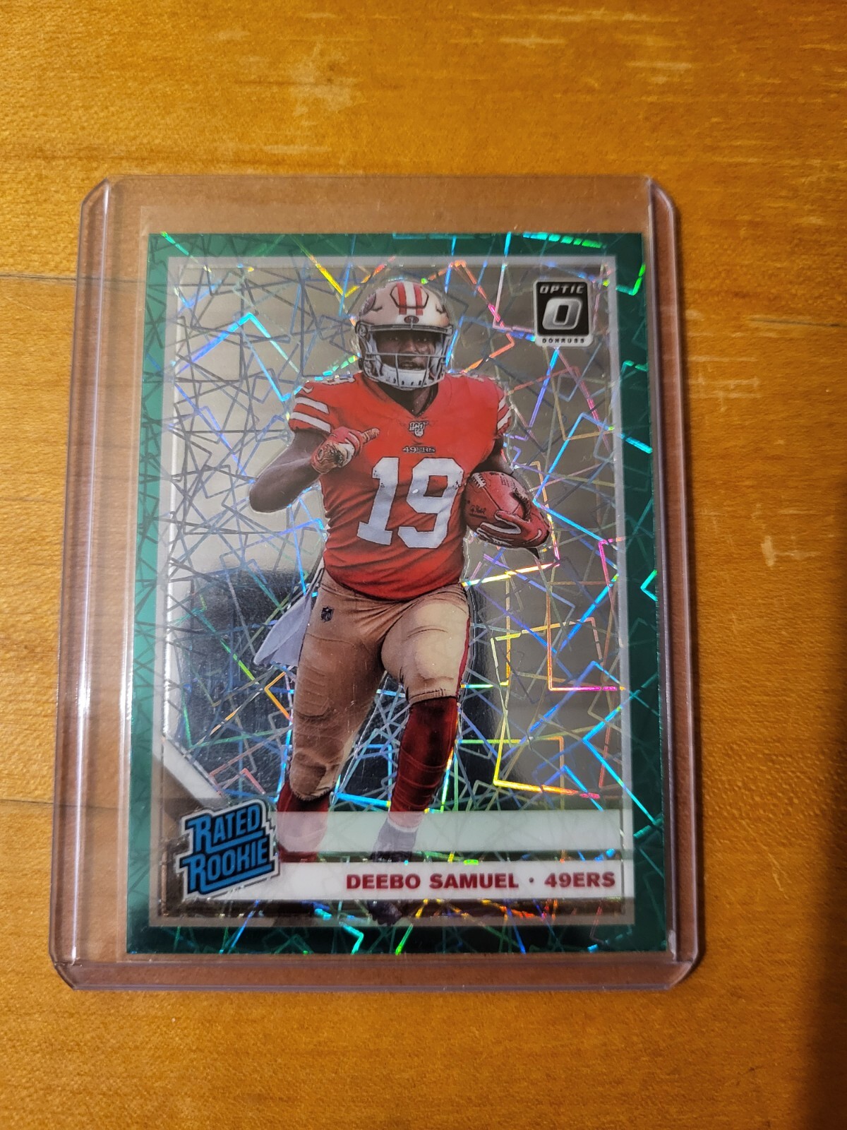 Deebo Samuel 2019 DONRUSS OPTIC GREEN VELOCITY #167