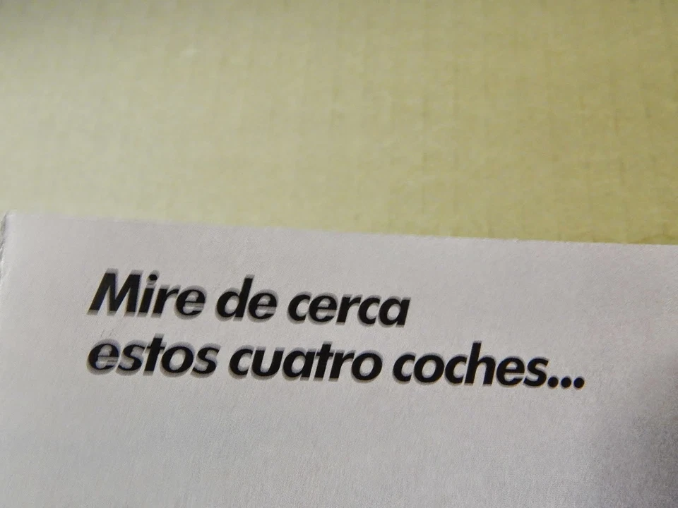 DEPLIANT ORIGINALE VOLVO SERIE 740 LINGUA SPAGNOLO - Immagine 4 di 4