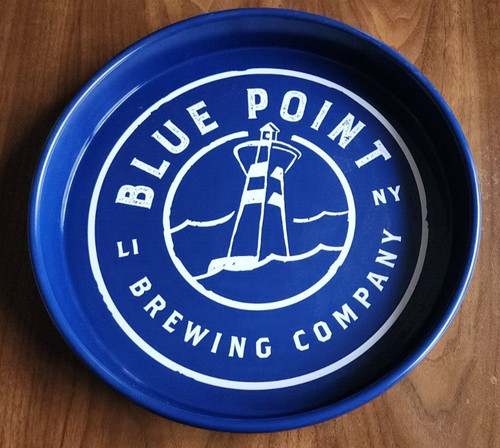 Blue Point Brewing Beer Serving Tray 14" Long Island Patchogue New York Metal