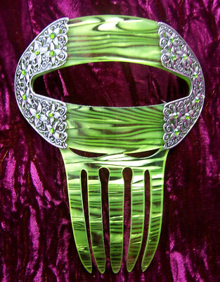 Vintage hair comb peineta Spanish mantilla style hair  display picture 2