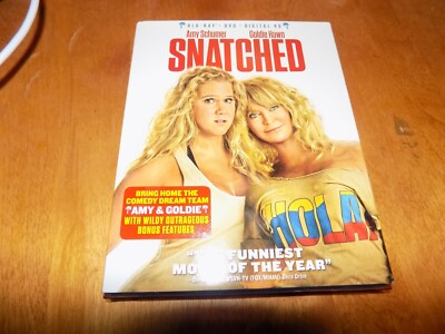 SNATCHED Comedy Amy Schumer Goldie Hawn BLU-RAY + DVD + DIGITAL HD SET NEW