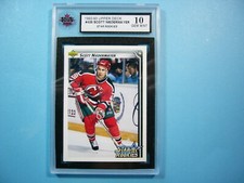 1992/93 UPPER DECK NHL HOCKEY CARD #406 SCOTT NIEDERMAYER STAR ROOKIES KSA 10 UD
