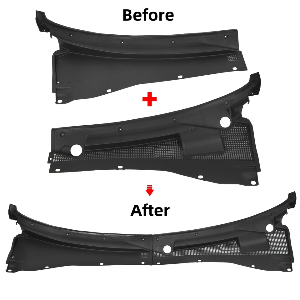 Para 01-07 Ford Escape 05-07 Mercury Mariner Par Limpiaparabrisas Cubierta Panel Foto 2 de 4