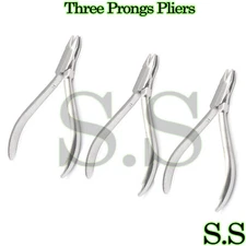 3 Pcs Optical Three Prongs Pliers Optical Tools