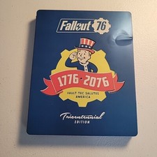 Fallout 76 Tricentennial Edition PlayStation 4 Xbox One Steelbook CASE DAMAGE
