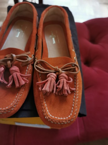 Scarpe da guida Car Shoe Company donna scamosciate beige 37,5 - nuove e mai indossate - Foto 10 di 12