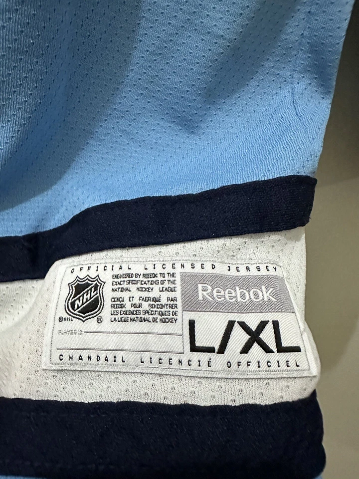 Camiseta deportiva de hockey juvenil Reebok NHL Pittsburgh Penguins L/XL azul Foto 2 de 4
