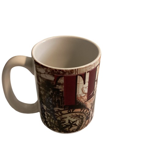 Texas Products Texas Coffee Cup Mug Bull Riding , Oil Wells