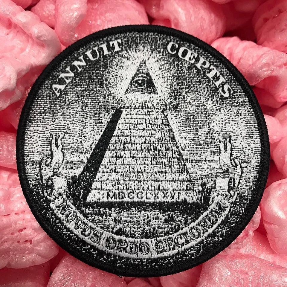 PARCHE ANNUIT COEPTIS GRAN SELLO ESTADOS UNIDOS bordado hierro-en EYE PROVIDENCE Foto 2 de 4