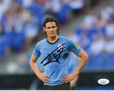 Uruguay Edinson Cavani Autographed Signed 8x10 Photo JSA COA #13