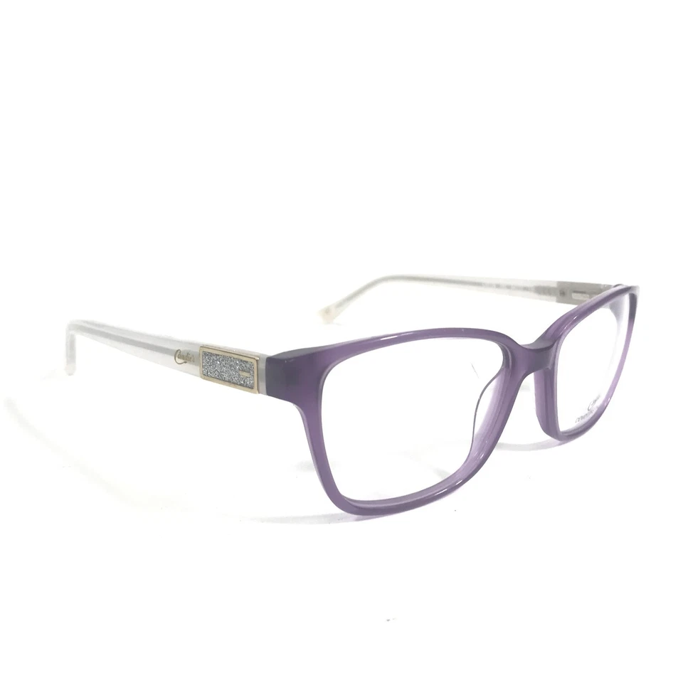 Monturas para gafas Candies CA0129 083 púrpura blanco cuadrado borde completo 54-17-135 Foto 2 de 4