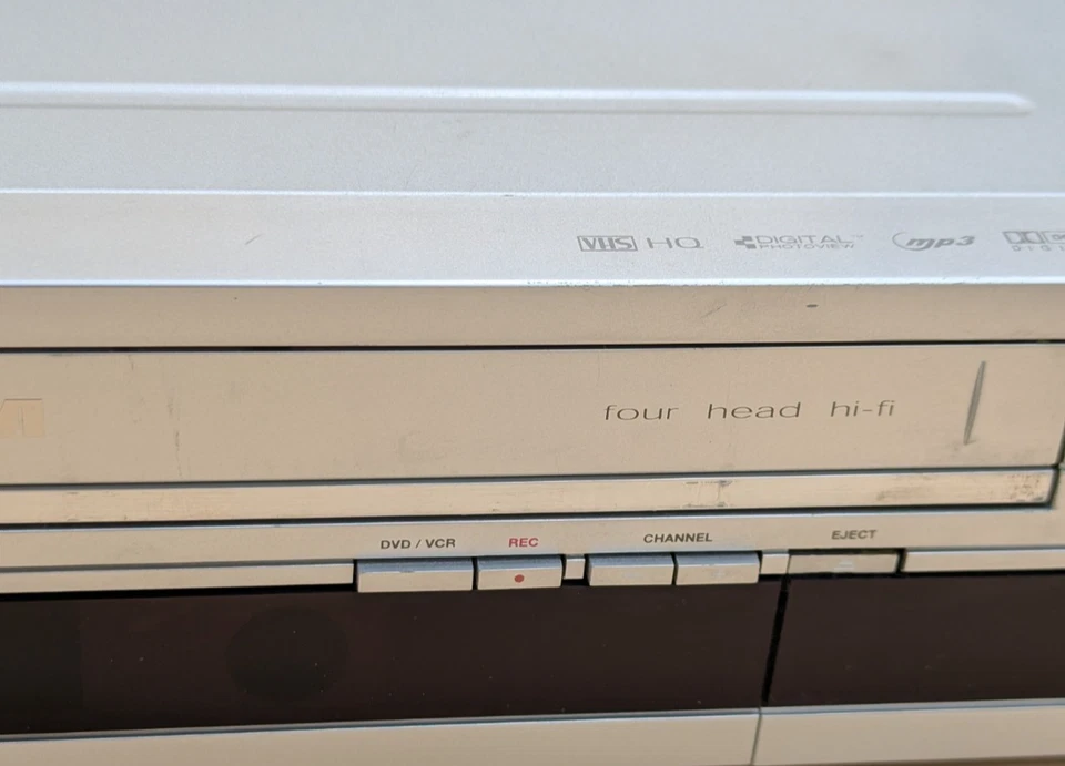 Reproductor combinado RCA DRC 6100N DVD VHS VCR leer descripción piezas o reparación  Foto 3 de 4