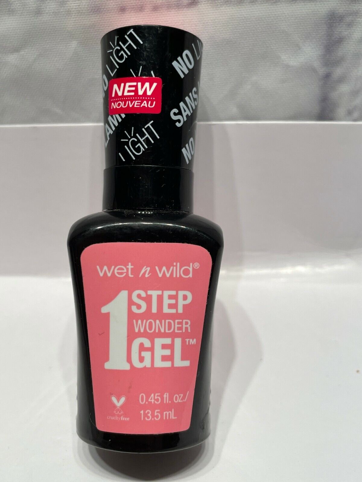 New Wet n Wild 1 Step Wonder Gel Polish "Missy in Pink" 722B 0.45 fl. oz.