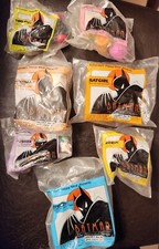 1993 McDonalds Batman The Animated Series Happy Meal Toys - 9 Piece Lot
