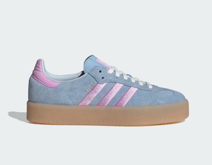 Adidas originals Women's SAMBAE Sneakers white GUM JH8836 Clear Sky | eBay Adidas originals Women's SAMBAE Sneakers white GUM JH8836 Clear Sky | eBay
