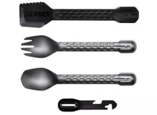 Gerber Gear 31-003463N ComplEAT Camping Utensils Cooking Tool Set, Onyx