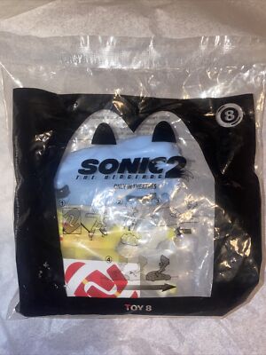 2022 McDonald's Happy Meal Toy Sonic The Hedgehog 2 - Toy #8 Super Sonic!! RARE