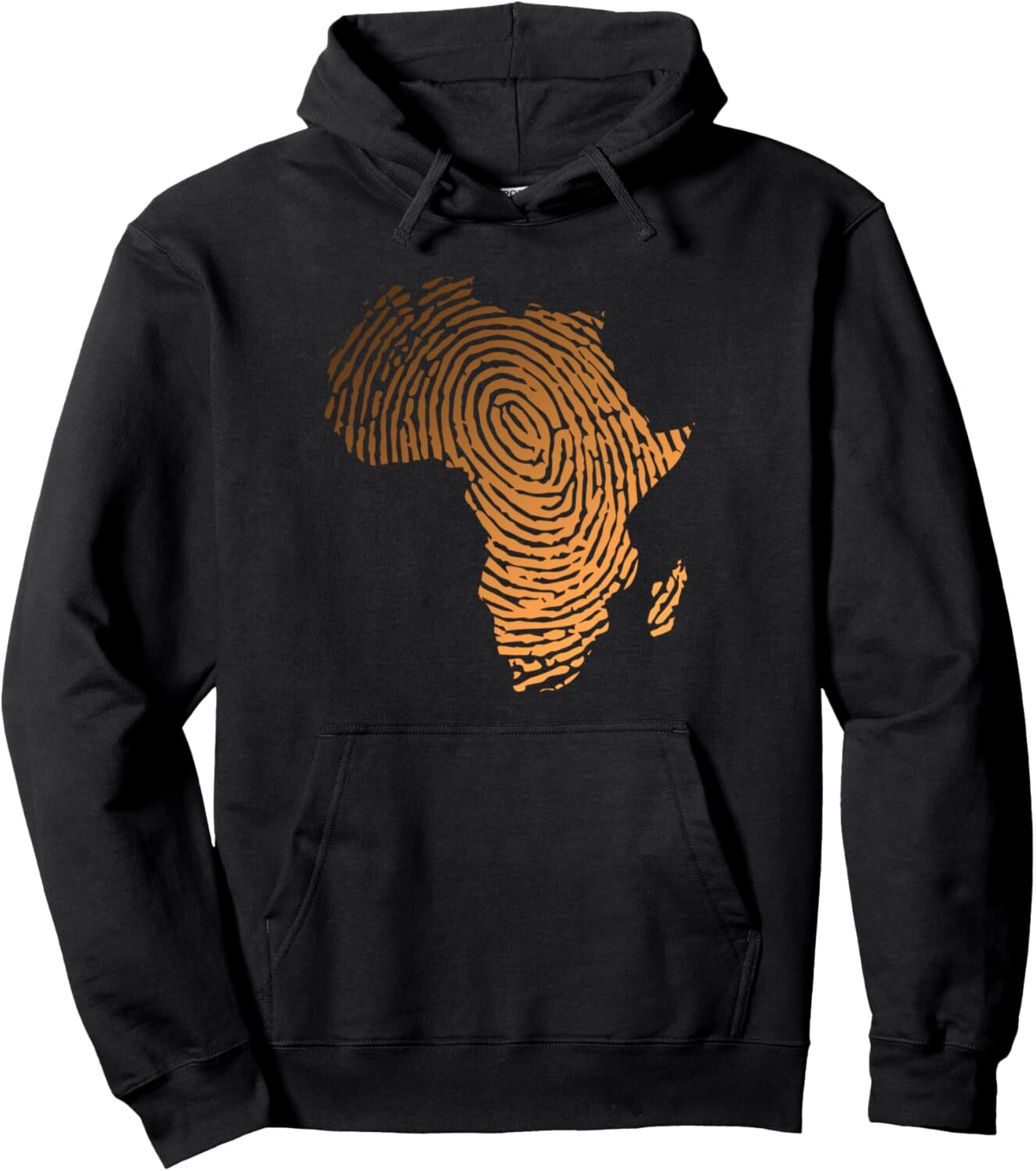 African DNA Hoodie - Melanin Map Print Sweatshirt