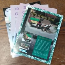 Ertl 1992 bank advertisements Holiday Baby Father's Day Graduation Birthday