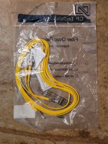 Brand New CP Technologies ST2-SMD-03 1-Mode Fiber Optic Patch Cord, 9 um Core - Picture 4 of 4
