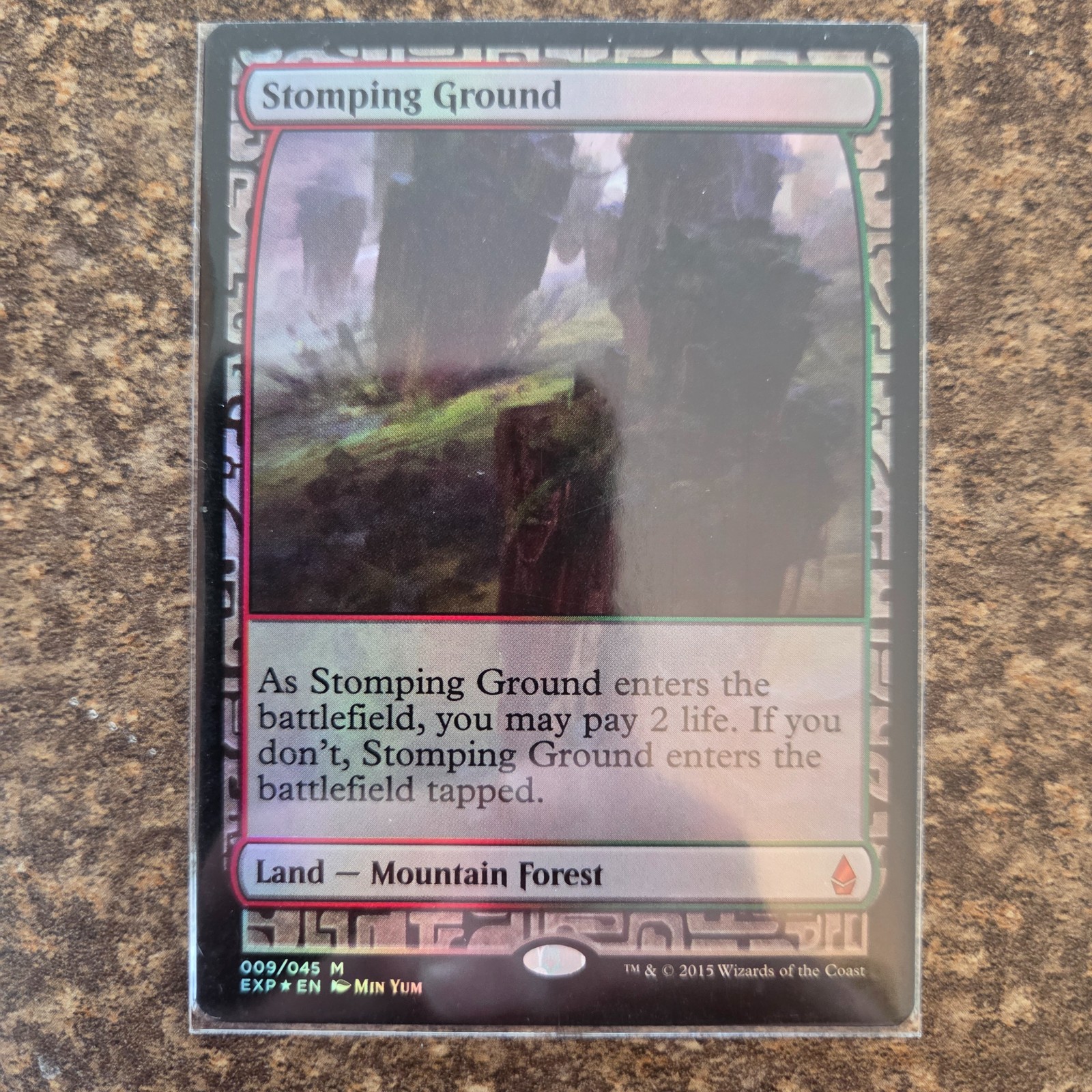 Stomping Ground - NM/LP - Zendikar Expeditions Foil - MTG
