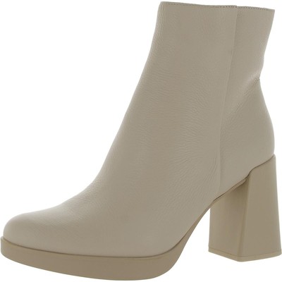 Naturalizer Womens Genn Reach Ivory Booties Shoes 8.5 Medium (B,M) BHFO 5401