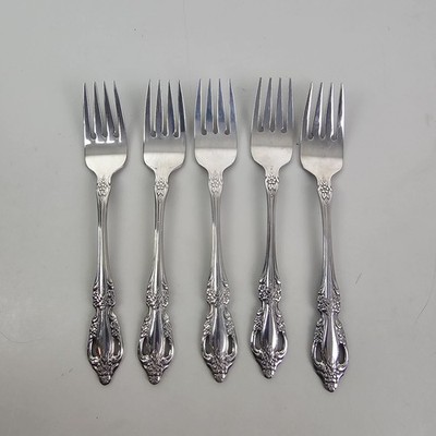 Raphael Distinction Deluxe Stainless by Oneida HH Salad Forks Lot Of 5
