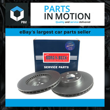 2x Brake Discs Pair Vented fits SUBARU IMPREZA GP, GP2 1.6 Front 2012 on 276mm