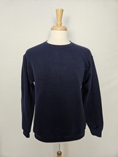 Fruit Of The Loom Blue Lightweight Crew Neck Sweatshirt Men's Medium