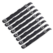 8 Pack Black Chassis Hard Drive Mounting Plastic Rails Durable Anti-Scratch