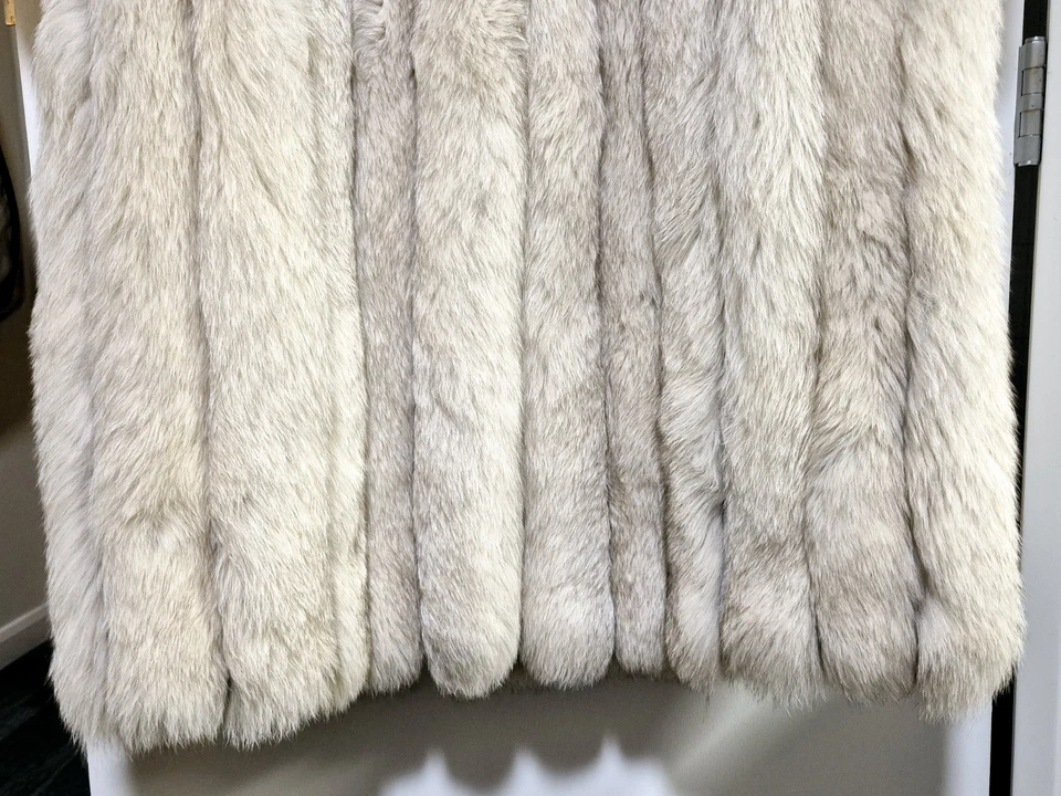 Real ARTIC FOX Saga Fox FUR COAT FULL-LENGTH - Image 2 of 4