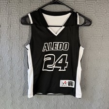 Alleson Athletic Jersey Youth Size Small Aledo Bearcat 24 Black White Reversible